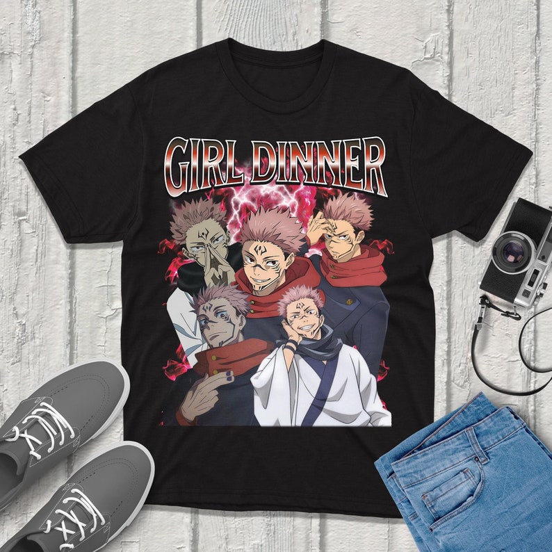 Premium Anime Merchandise - Футболка Sukuna Jujutsu-Kaisen, уличная одежда, одежда