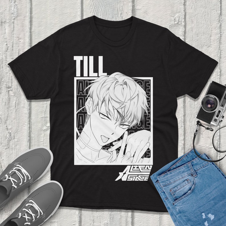 Premium Anime Merchandise - Футболка Till Alien Stage, винтажная уличная