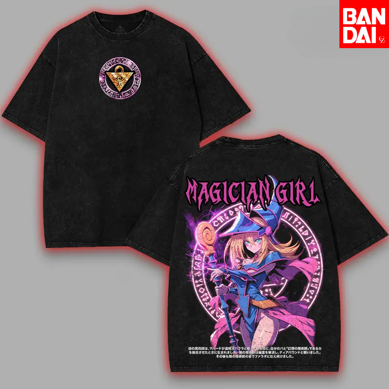 Anime Girl Merchandise - Мужская винтажная футболка с эффектом потертости