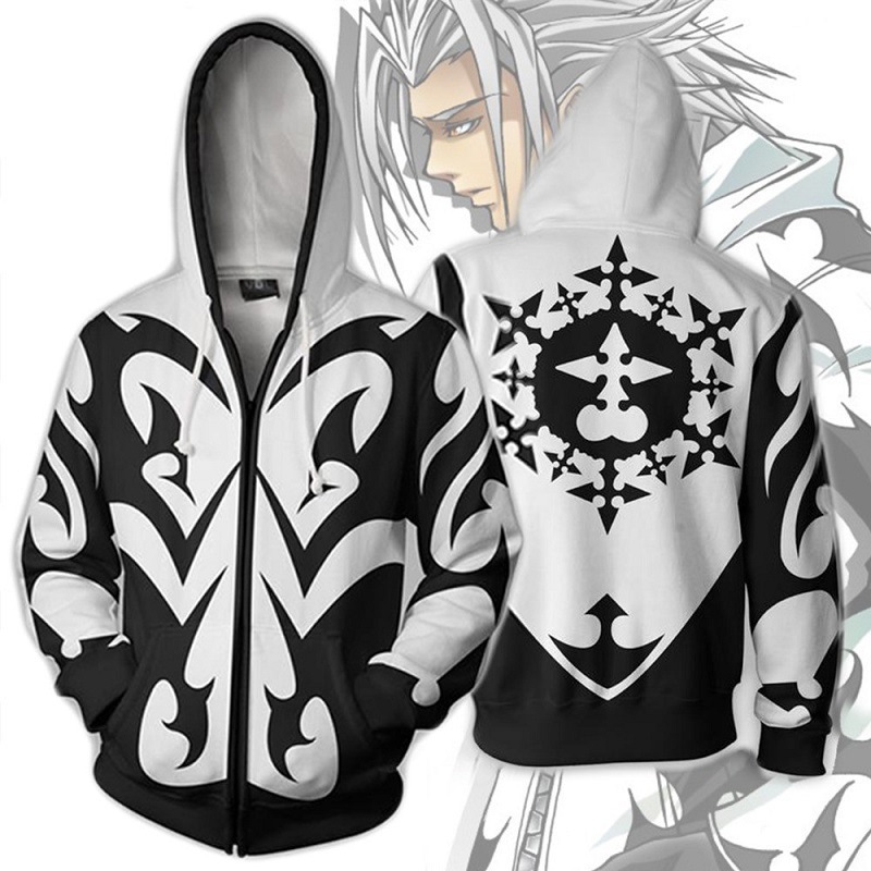 Anime Kingdom Merchandise - Толстовка с капюшоном на молнии и