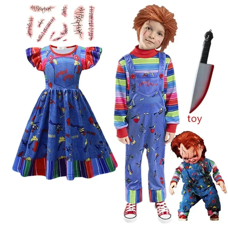 Anime Girl Merchandise - Костюм для косплея «Невеста Чаки» ABC123Halloween