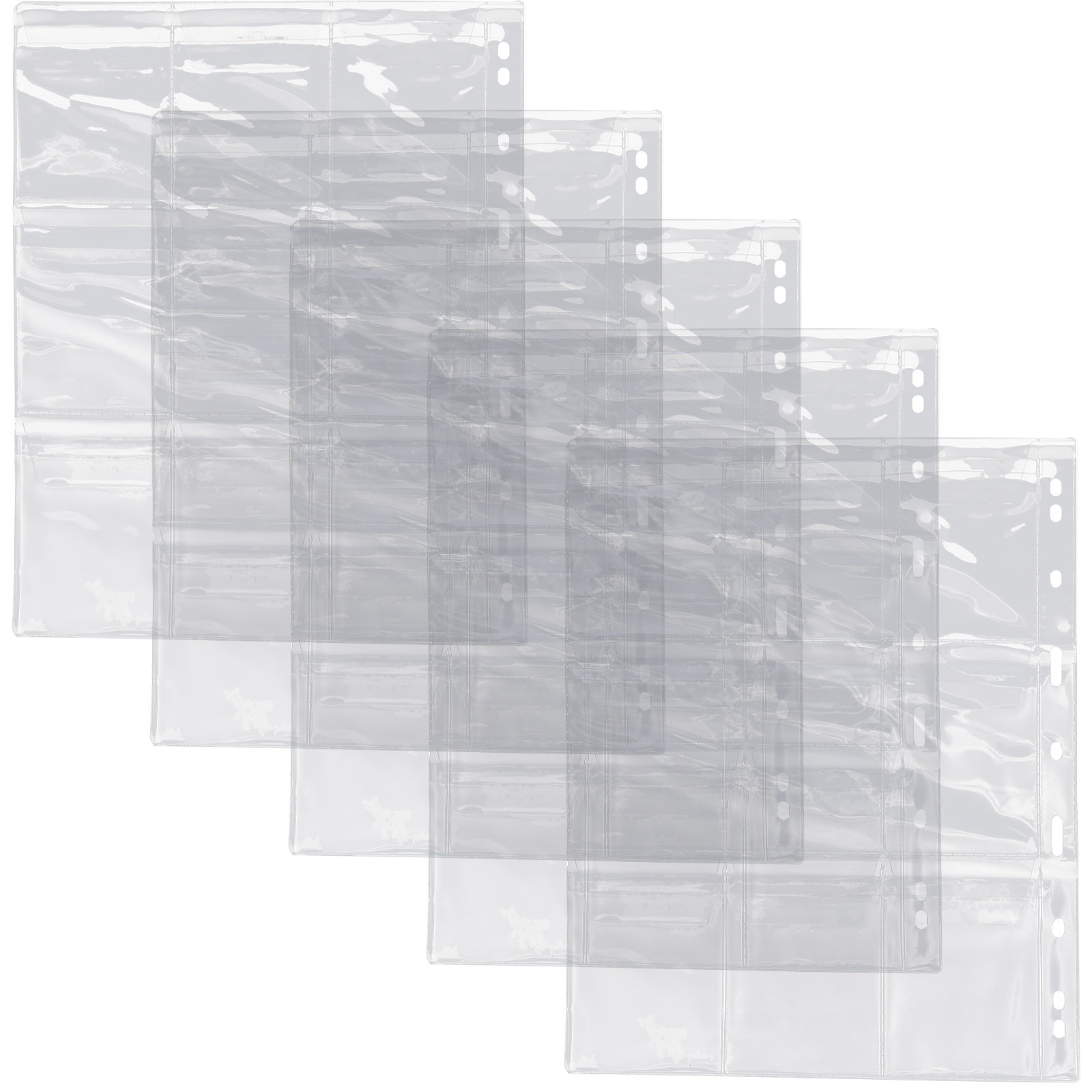 Collector Card Sleeve - 5 шт. держателей для монет для