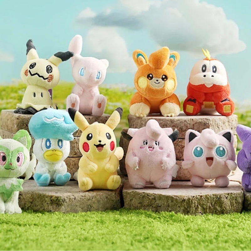 Anime Merchandise Plush Toys - Новый мультяшный аниме-брелок Покемон: милый плюшевый