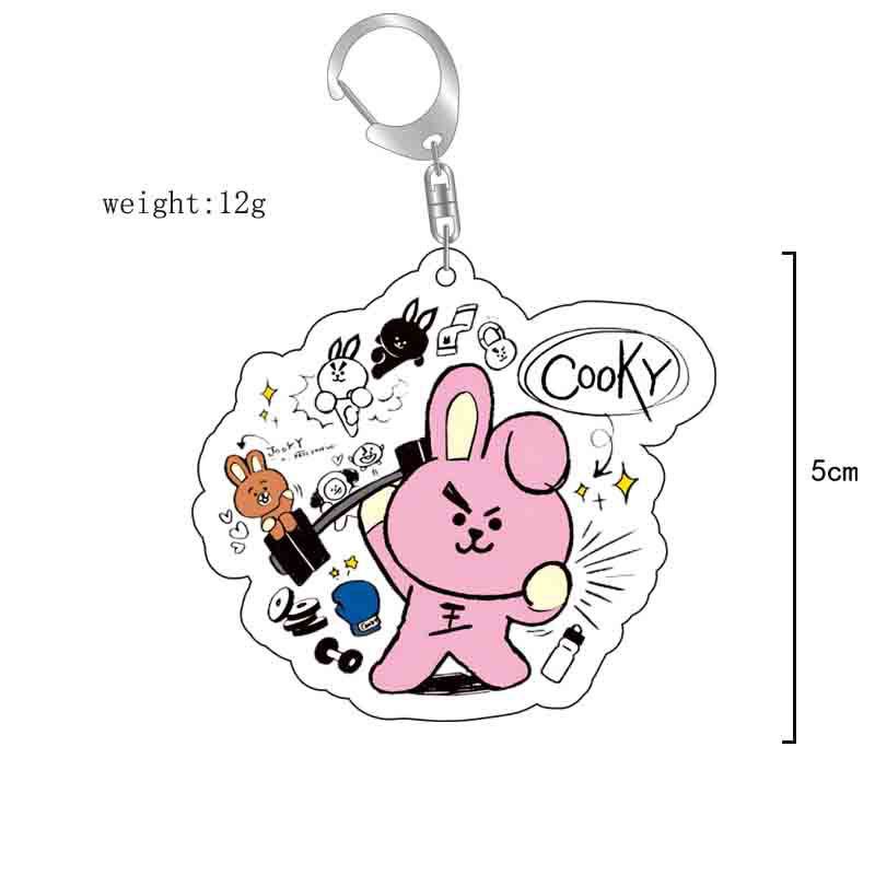 Акриловый брелок BT21 с аниме- – обзор и цена Anime Girl Merchandise