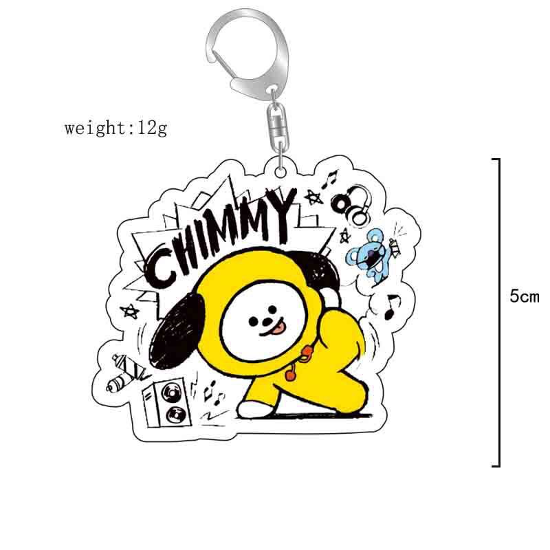 Акриловый брелок BT21 с аниме- – обзор и цена Anime Girl Merchandise