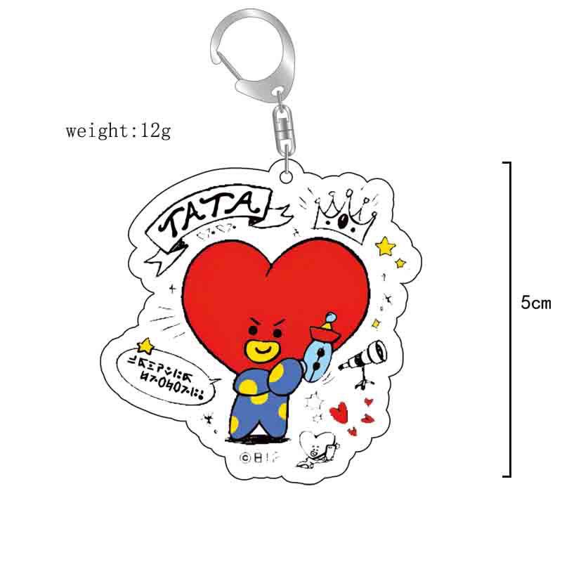 Акриловый брелок BT21 с аниме- – обзор и цена Anime Girl Merchandise