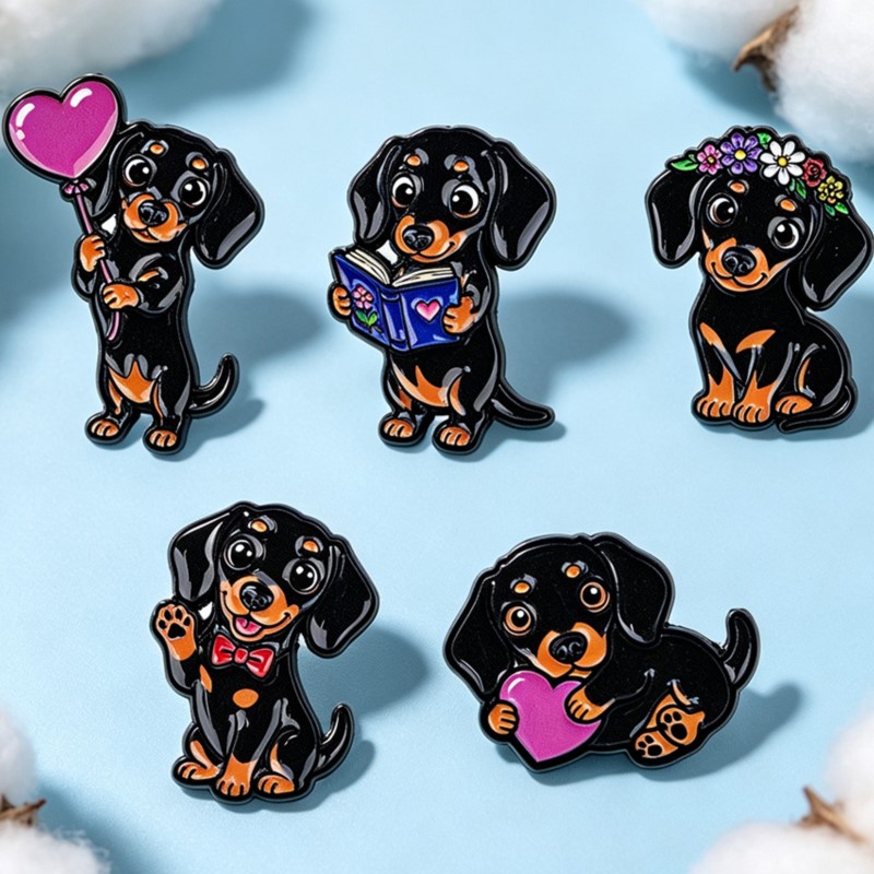 Набор из 5 эмалевых значков с  – обзор и цена Enamel Pin Set