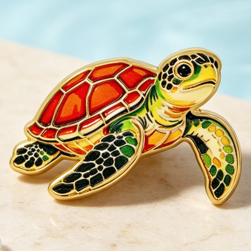 Яркий эмалевый значок с морски – обзор и цена Enamel Pin Set