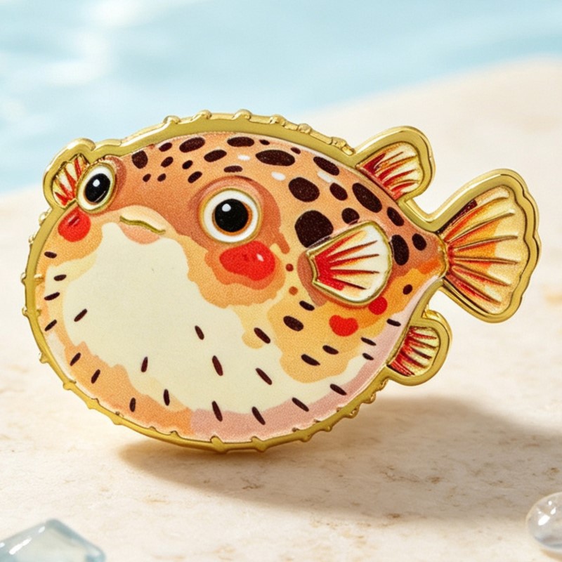 Яркий эмалевый значок с морски – обзор и цена Enamel Pin Set