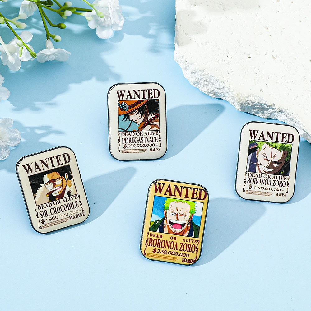 4 шт. брошей по мотивам аниме  – обзор и цена Enamel Pin Set