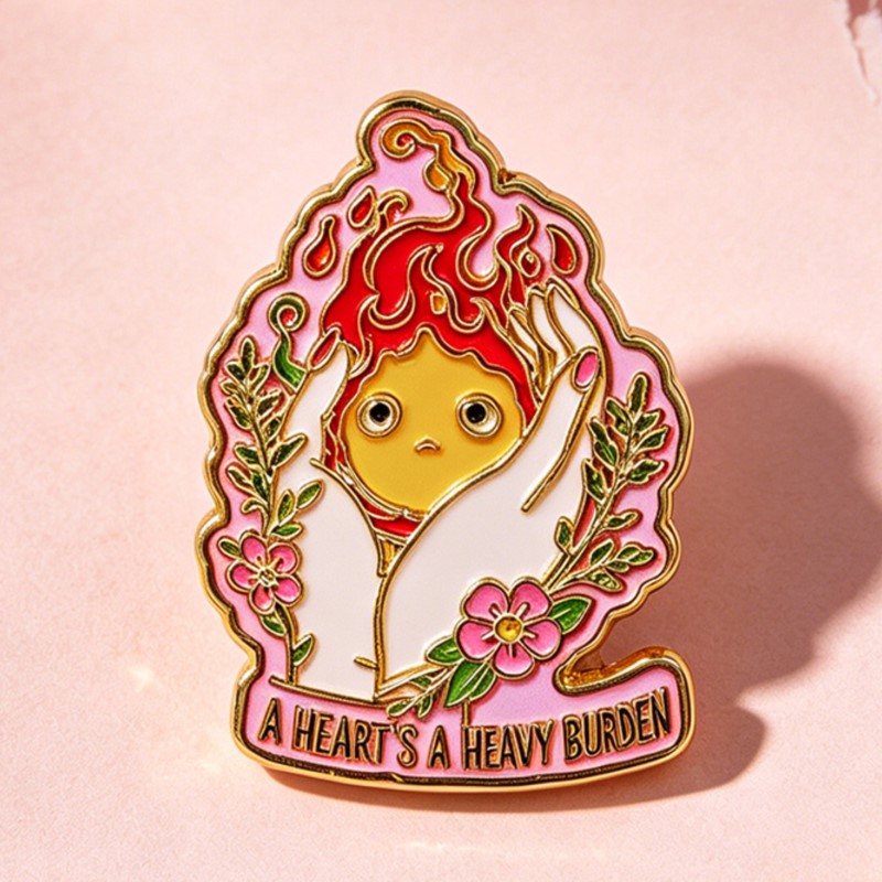 Эмалевая брошь «Сердце — тяжел – обзор и цена Enamel Pin Set