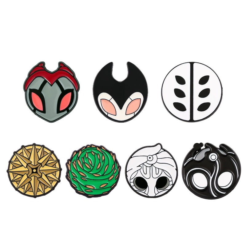Значки-броши Hollow Knight из  – обзор и цена Enamel Pin Set