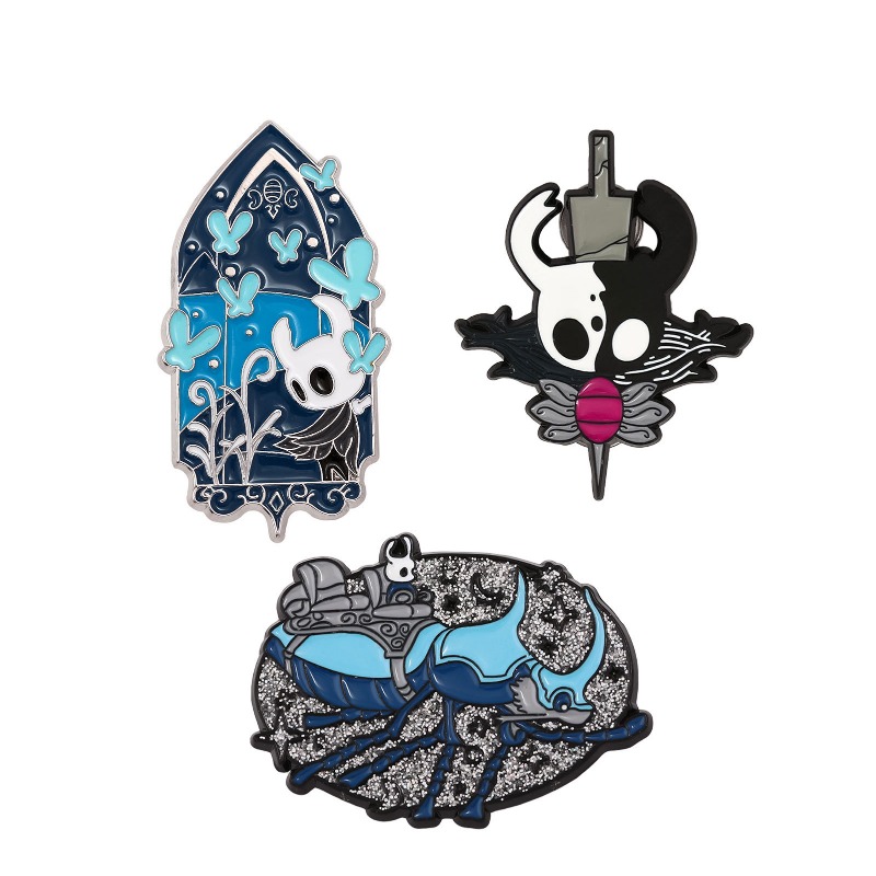 Значки-броши Hollow Knight из  – обзор и цена Enamel Pin Set