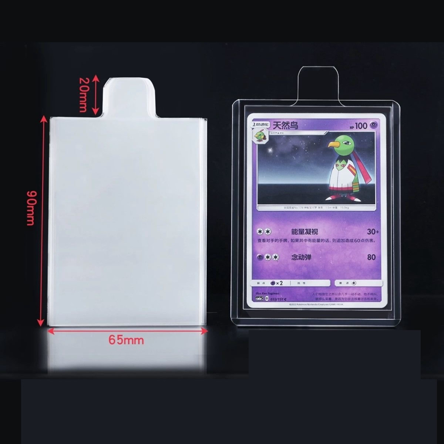 100 шт. 65*90 мм выпуклые рука – обзор и цена Collector Card Sleeve